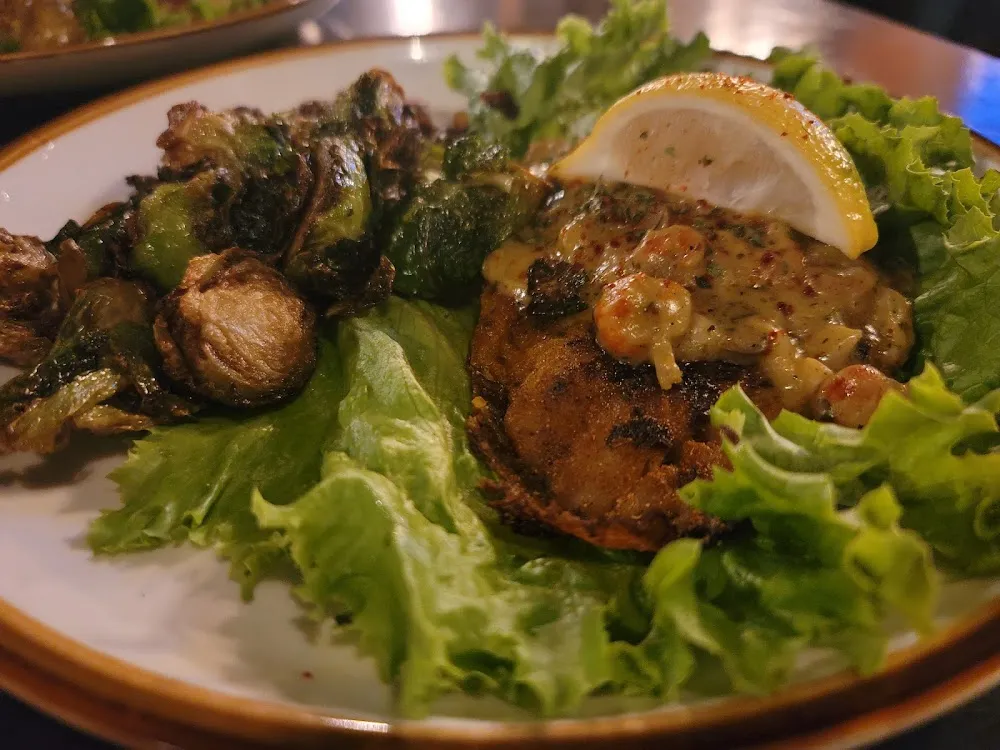 Flounder with Brussel Sprouts